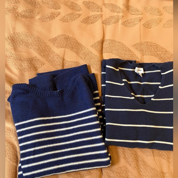 Old Navy Sweaters - Old Navy Blue and white Sweaters bundle of two